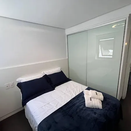 Flat Moderno Com Vista Para O Mar E Varanda! Santos  Exterior photo